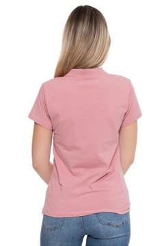 РОЗОВАЯ ЖЕНСКАЯ ФУТБОЛКА ПОЛО, ХЛОПОК ПРЕМИУМ, ФУТБОЛКА ПОЛО CLASSIC MORAJ, размер 3XL