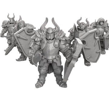 Warriors / Fallen / Chosen with Hand Weapons and Shields