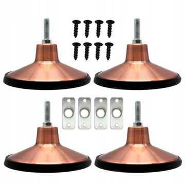 Набор из 4 больших ножек бильярдного стола.