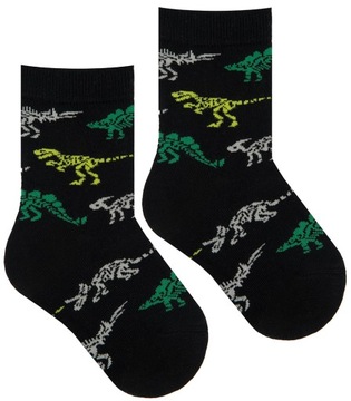 WZORZYSTE SKARPETKI DZIECIĘCE W DINOZAURY 29/33