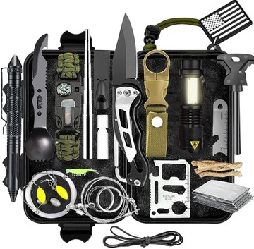 Duży Zestaw survival niezbędnik 44 funkcje ZS-77