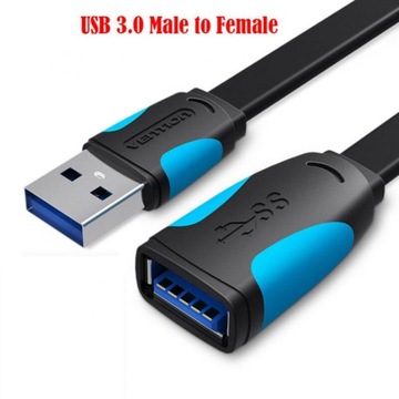 3/2/1.5/1/0.5m USB 3. W wieku 0 rozszerzenie męski