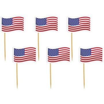 PIKERY SZPILKI amerykańskie flagi USA chorągiewki