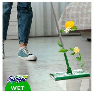 SWIFFER Wet Wipes Сменные комплекты для швабр Влажные салфетки 24 шт. ЦИТРУСОВЫЕ