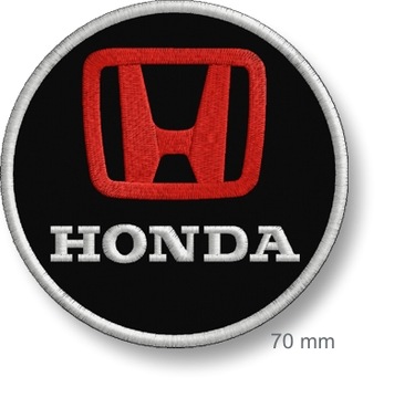 NASZYWKA termo naprasowanka - HONDA haft 70mm