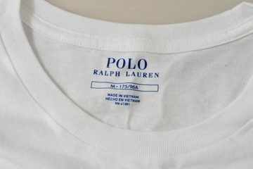 RALPH LAUREN KOSZULKA POLO LONG WHITE roz. M