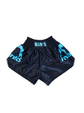 MANTO spodenki MUAY THAI DUAL czarno niebieski XXL