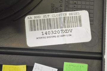 DODGE NITRO 2009 DÍL DESKY ROZDĚLOVACÍ