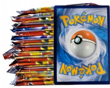 KARTY POKEMON - MEGA ZESTAW 100 KART POKEMON TCG + 18 KART GRATIS