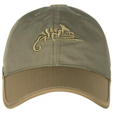 Czapka Helikon Logo Cap - PolyCotton Ripstop - Coyote / Olive Green A