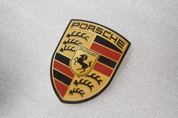 НАКЛЕЙКА С ЛОГОТИПОМ PORSCHE НАКЛЕЙКА 7,5 x 9,6 см