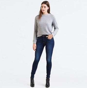 LEVI'S JEANSY 721 HIGH RISE SKINNY 25/32 2AAA