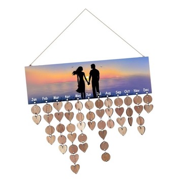 Lovers Birthday Planner Calendar Board Reminder