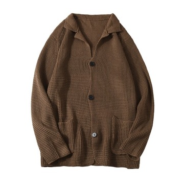 Хлопковые свитера Свитер на пуговицах большого размера с V-образным вырезом, Калифорния