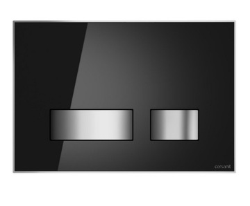 Przycisk spłukujący do WC Cersanit MOVI BLACK GLASS brak popychaczy