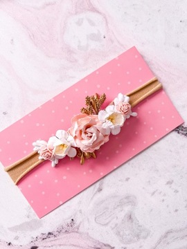 Платье для крещения роз, комплект с повязкой на голову и поясом