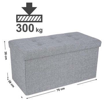 СКЛАДНОЙ ПУФ, СКАМЬЯ, ЯЩИК ДЛЯ ХРАНЕНИЯ С СИДЕНЬЕМ