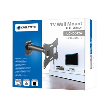 Cabletech Uchwyt ścienny do TV 23-43