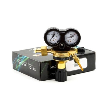 Редуктор баллонный АЗОТ, 2 манометра, серия 128 MAGNUM