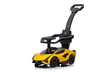 Lamborghini QLS-996T Ride-on с толкателем желтый