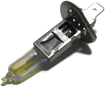 ŻARÓWKA HALOGENOWA H1 55W 3000K ŻÓŁTA YELLOW 12V