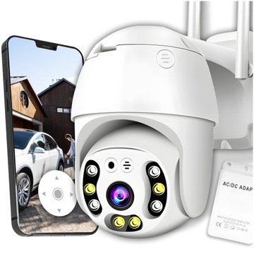 KAMERA WIFI IP SMART OBROTOWA FULL HD 2MP MONITORING 1080p ZOOM 4x DETEKCJA