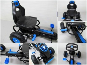 GKART G8b С ПЕДАЛЬЮ, НАКАЧЕННЫЕ КОЛЕСА, РУЧНОЙ ТОРМОЗ