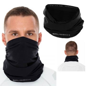 Brubeck komin unisex Athletic czarny S/M