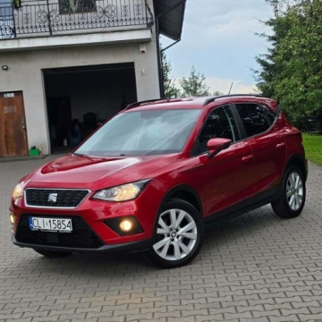 Seat Arona Crossover 1.0 EcoTSI 115KM 2018 Seat Arona 1.0 TSI 116KM DSG Maly Przebieg 53TKM Serwis Bezwypadkowy 100, zdjęcie 5