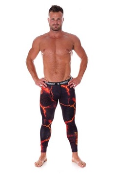 Legginsy męskie INFERNO M