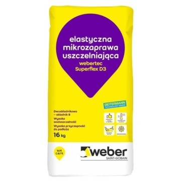 Weber Superflex D3 mikrozaprawa proszek, komp. B
