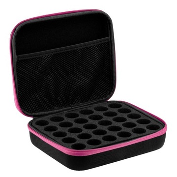 Черный футляр-органайзер Profico на молнии для 30 лаков для ногтей