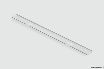 Угловая планка для столешницы 38мм R-3 L-600мм Алюминий