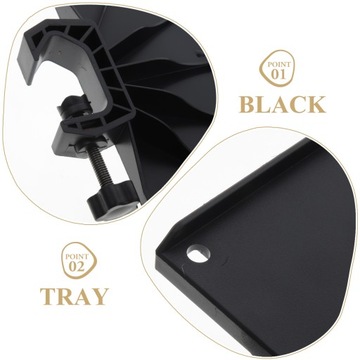 Лоток для принадлежностей подставки для микрофона Лоток с зажимом из АБС-пластика