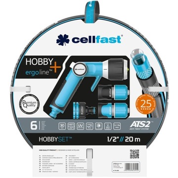ZESTAW ZRASZAJĄCY HOBBY ATS2 1/2'' 20m CELLFAST 16-209