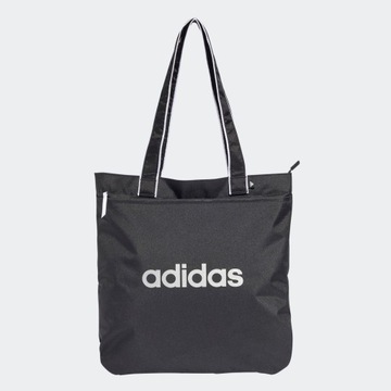 Adidas Shopper Torba Sportowa Pojemna Czarna Na Suwak z Logo IT2111