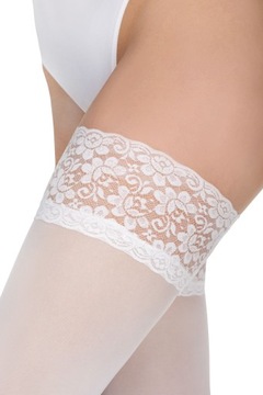 СЕКСУАЛЬНЫЕ БЕЛЫЕ НЕЙЛОНОВЫЕ КРУЖЕВНЫЕ ЧУЛКИ САМОРУЧНЫЕ