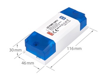 БЛОК ПИТАНИЯ СВЕТОДИОДОВ 24В МЕБЕЛЬНЫЙ 1А 24ВТ ДЛЯ СВЕТОДИОДНОЙ ЛЕНТЫ Трансформатор