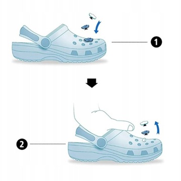 БУЛАВКИ ДЛЯ ОБУВИ CROCS БУЛАВКИ ДЛЯ КНОПОК MYSTERY PIN 10 ШТ.