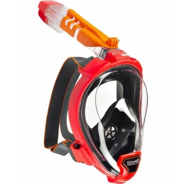 Maska Ocean Reef ARIA QR+ czerwona M/L