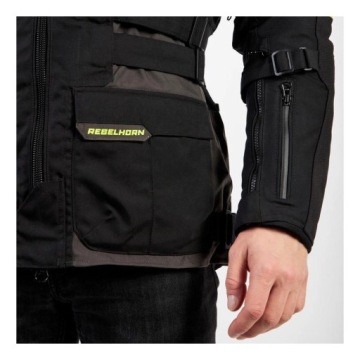 Куртка REBELHORN PATROL BLACK/FLO YELLOW с бесплатными подарками