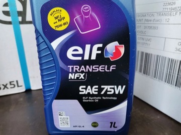 ELF TRANS NFX OIL 75W 1л API: GL-4+; TL4 1л ЭЛЬФ