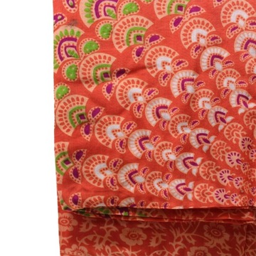 Мандала саронг - красный и оранжевый