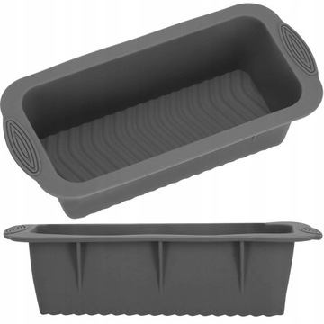 DUŻA SILIKONOWA FORMA DO PIECZENIA CHLEBA PASZTETU CIAST KEKSÓWKA NON-STICK