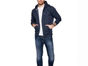 Bluza męska TOMMY JEANS TJM FLEECE ZIP THRU HOODY TWILIGHT NAVY