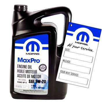 Olej MOPAR 5W20 5l JEEP DODGE CHRYSLER MS-6395