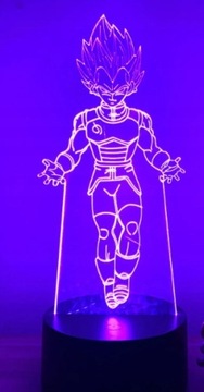Dragon Ball Vegeta 16 LED настольная лампа PLEXIDO
