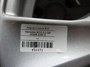 KOLA RÁFKY PNEUMATIKY 205/60/R16 MERCEDES W212