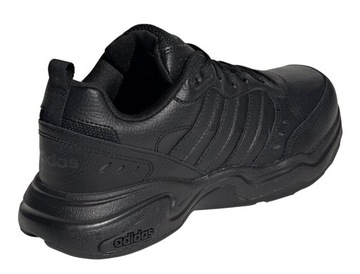 Buty męskie sportowe czarne skórzane adidas STRUTTER EG2656 44