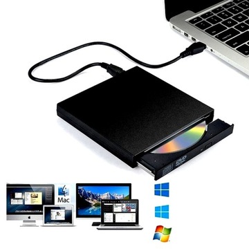 ВНЕШНИЙ USB-привод CD-R/DVD-ROM/RW CD-ЗАПИСЫВАТЕЛЬ ПОРТАТИВНЫЙ ПРОИГРЫВАТЕЛЬ